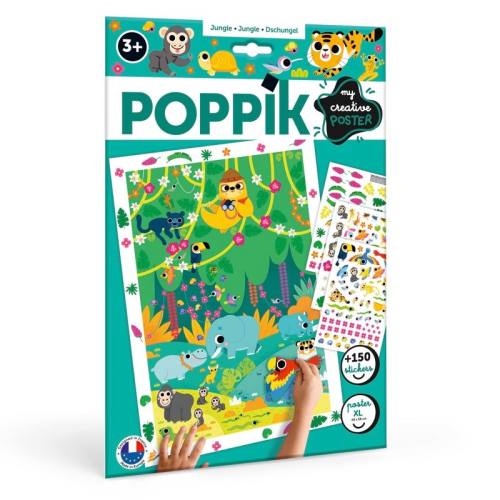 Poppik Creative Sticker Poster (S) - Jungle