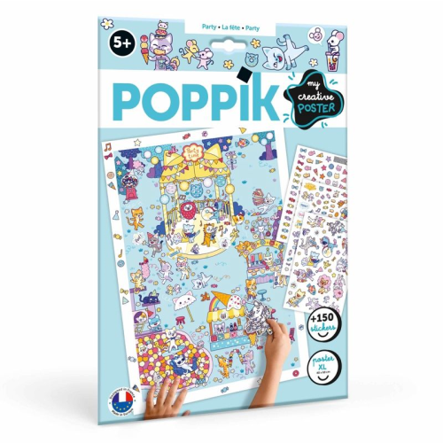 Poppik Creative Sticker Poster (S) - Crazy Lab