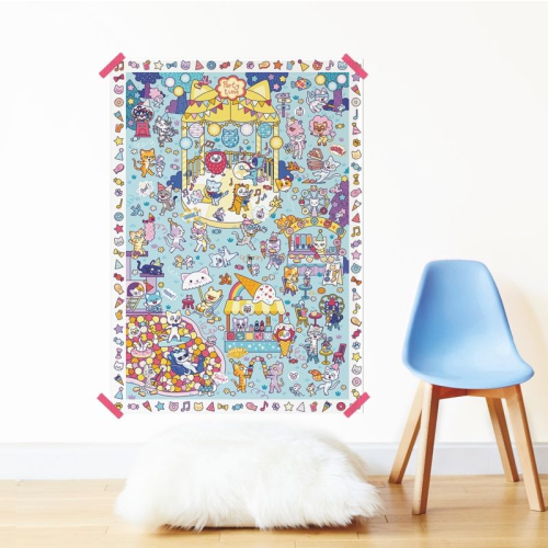 Poppik Creative Sticker Poster (S) - Crazy Lab