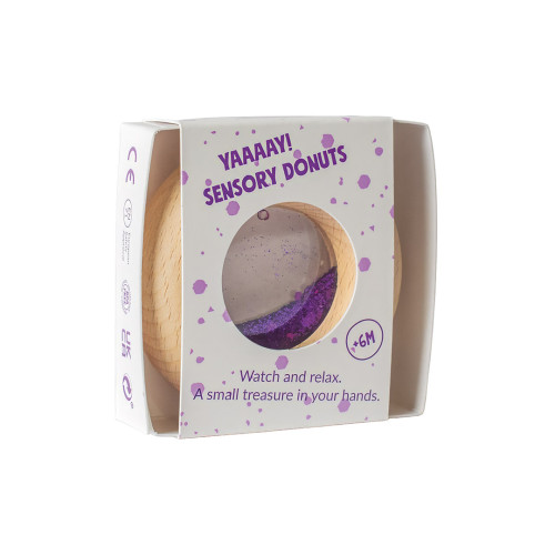 Petit Boum Sensory Calm Donut (Purple)