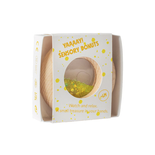 Petit Boum Sensory Calm Donut (Yellow)