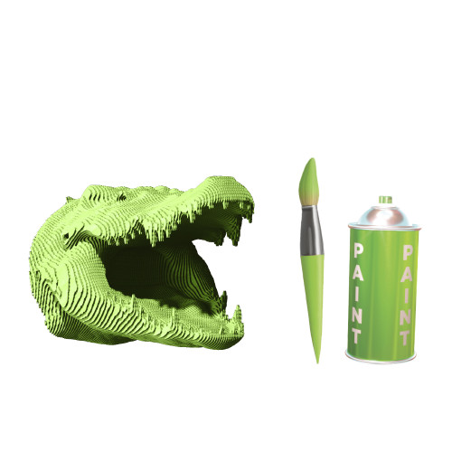 Cartonic 3D Sculpture Puzzle Crocodile