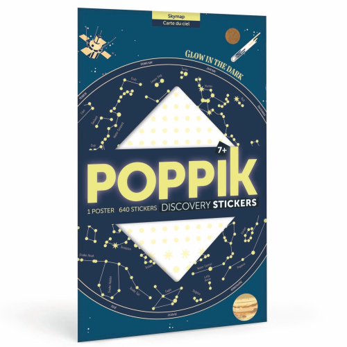 Poppik Discovery Sticker Poster - Skymap