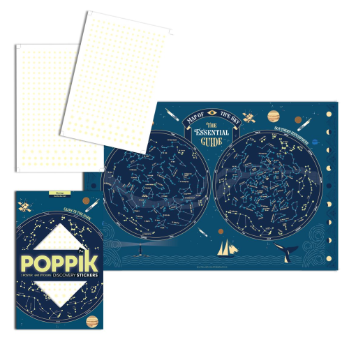 Poppik Discovery Sticker Poster - Skymap