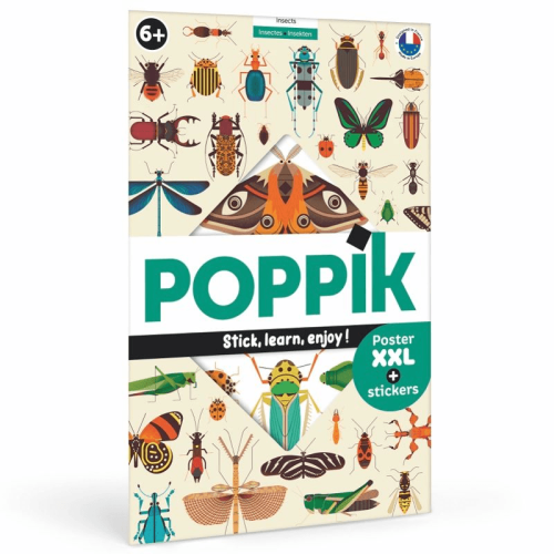 Poppik Discovery Sticker Poster - Insects