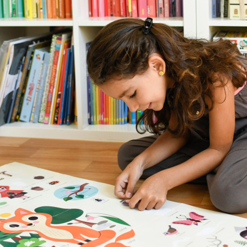 Poppik Discovery Sticker Poster - Forest Woodland