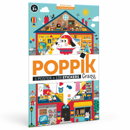 Poppik Discovery Sticker Poster - Home