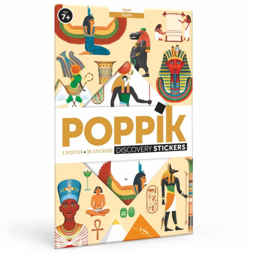Poppik Discovery Sticker Poster - Egypt