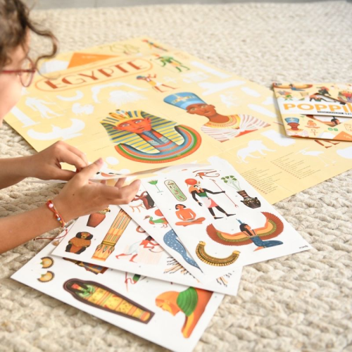 Poppik Discovery Sticker Poster - Egypt