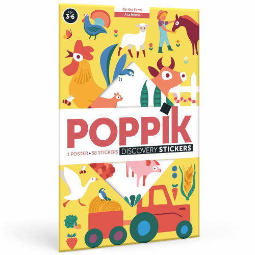 Poppik Discovery Sticker Poster - Farm