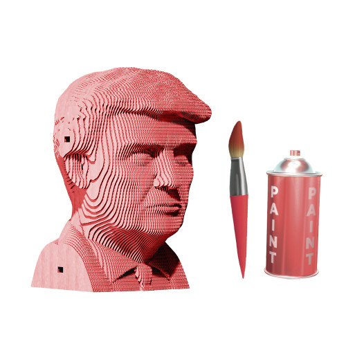 Cartonic 3D Sculpture Puzzle Donald Trump