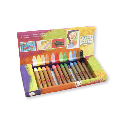 Kitpas Crayons Ecru Set 12 Colours