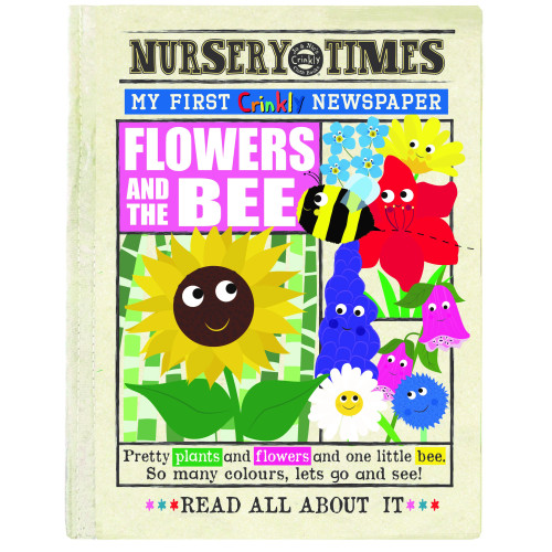 Jo & Nic's Crinkly Cloth Books - Flowers And The Bee