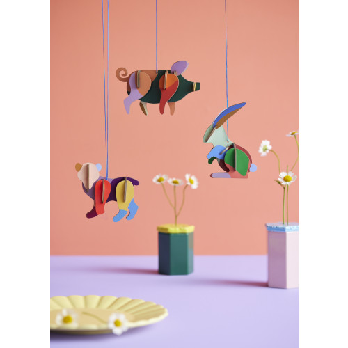 Studio Roof Ornament - Lucky Charm Pig