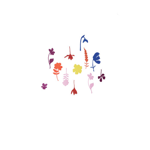 X) Studio Roof Wall Decor Set - Field Flowers