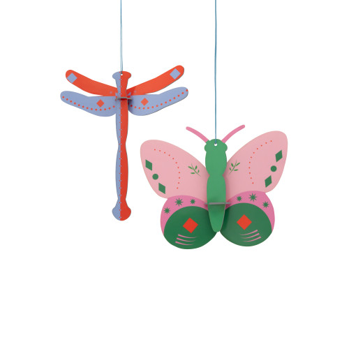 Studio Roof Northern Tales Ornament - Folk Butterflies
