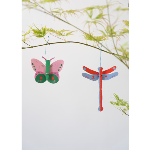 Studio Roof Northern Tales Ornament - Folk Butterflies