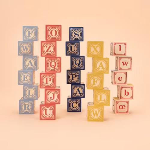 Uncle Goose Wooden Blocks - French ABC