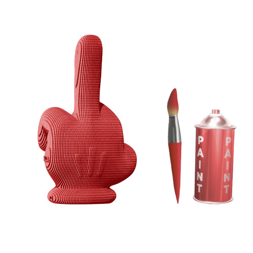 Cartonic 3D Sculpture Puzzle F*ck