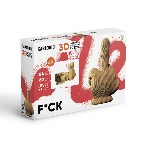 Cartonic 3D Sculpture Puzzle F*ck