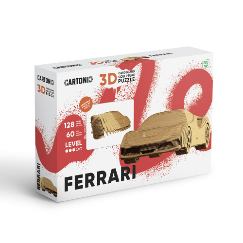 Cartonic 3D Sculpture Puzzle Ferrari