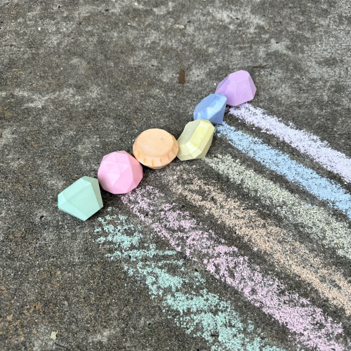 Twee Handmade Sidewalk Chalk - Gemstones