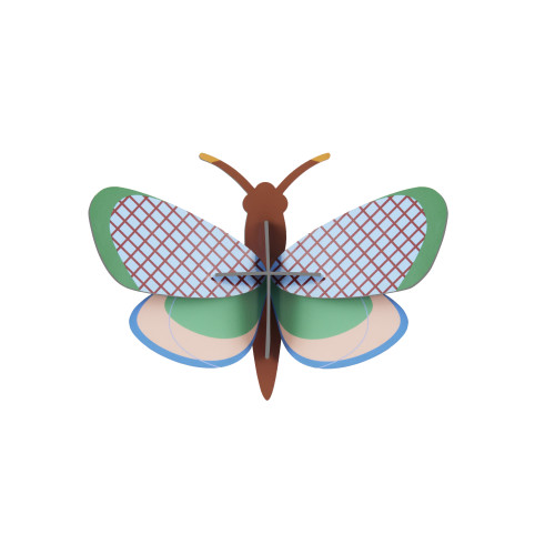 Studio Roof Ornament - Lucky Charm Grid Butterfly