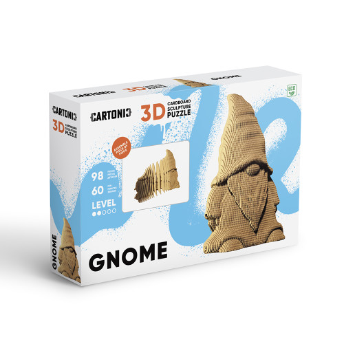 Cartonic 3D Sculpture Puzzle Gnome