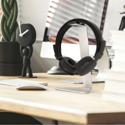 zzKanto H1 Headphone Stand (Silver)