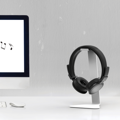 zzKanto H1 Headphone Stand (White)