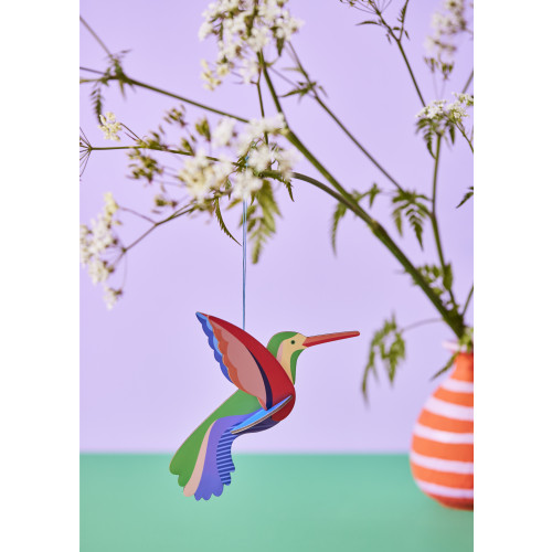 Studio Roof Pop Out 3D Card Hummingbird