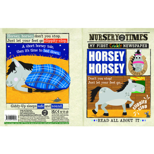Jo & Nic's Crinkly Cloth Books - Horsey Horsey