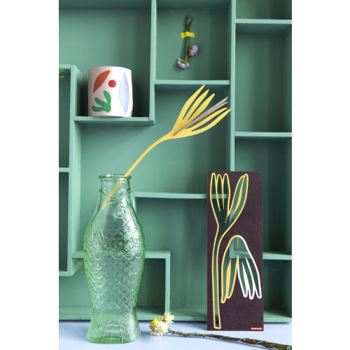 X) Studio Roof Pop Out Flower Stem Card - Amelia