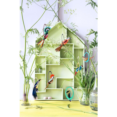 Studio Roof 3D Pop Out Card - Swinging Flores