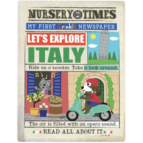 Jo & Nic's Crinkly Cloth Books - Let's Explore Italy
