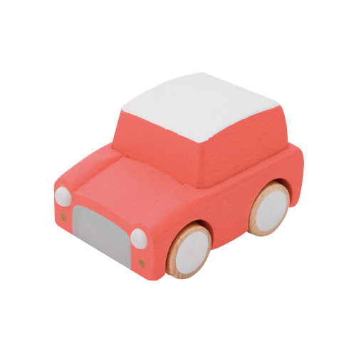 Kiko & gg Wooden Toy - Kuruma Car (Orange)