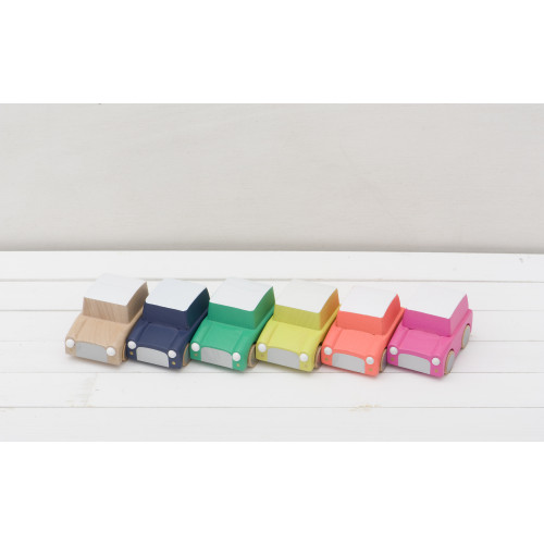 Kiko & gg Wooden Toy - Kuruma Car (Pink)