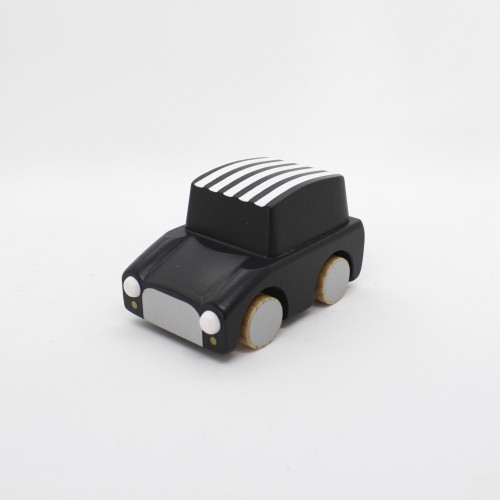 Kiko & gg Wooden Toy - Kuruma Car (Stripe Black)