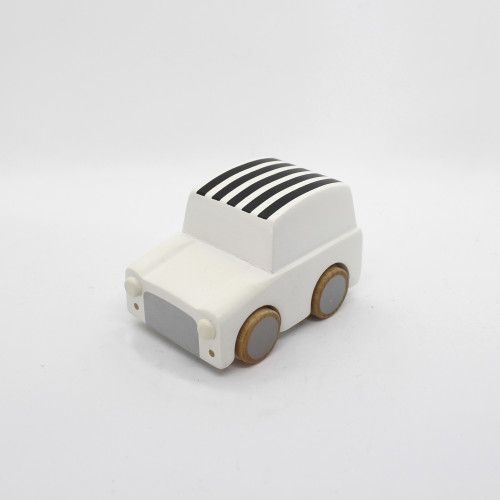 Kiko & gg Wooden Toy - Kuruma Car (Stripe White)