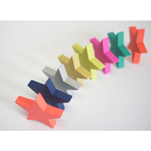 Kiko & gg Wooden Game - Tanabata Star Dominos