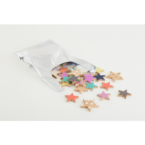 Kiko & gg Wooden Game - Tanabata Cookies Star Dominos