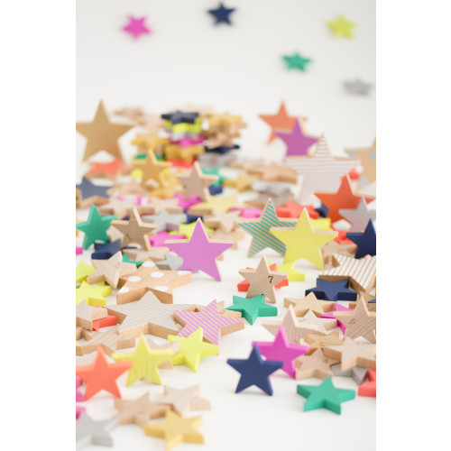 Kiko & gg Wooden Game - Tanabata Cookies Star Dominos