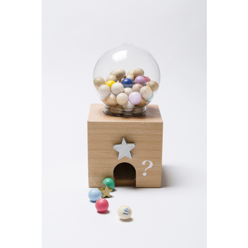 Kiko & gg Wooden Game - Gatcha Gatcha Bingo Machine