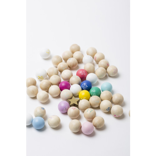 Kiko & gg Wooden Game - Bingo Beads & Cards