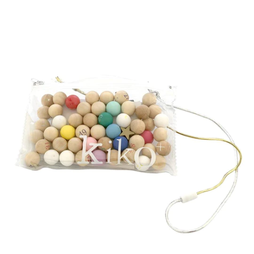 Kiko & gg Wooden Game - Bingo Beads & Cards