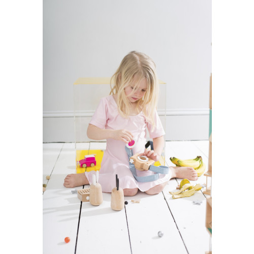 Kiko & gg Wooden Toy - Kaleidoscope Camera (Pink)