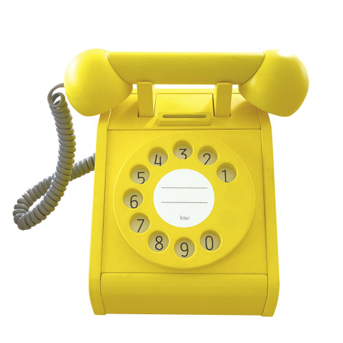 Kiko & gg Wooden Toy - Telephone (Yellow)