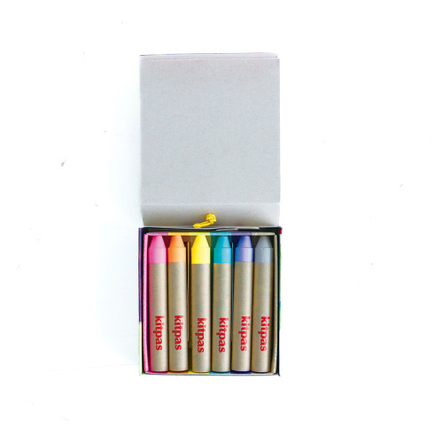 Kitpas Crayons Ecru Set 6 Colours - Face