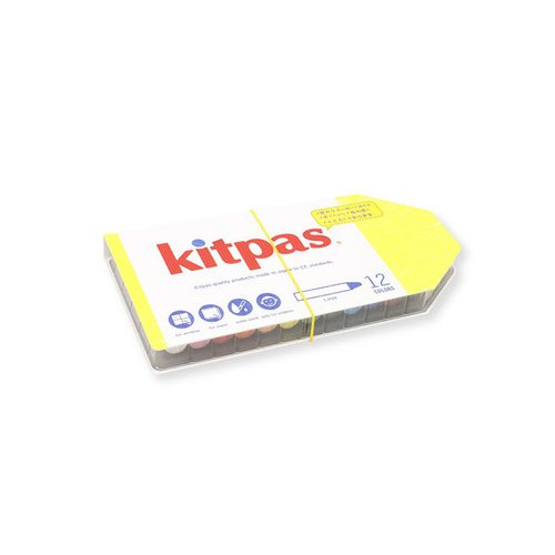 Kitpas Crayons Large 12 Colours