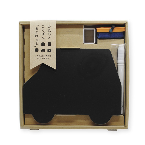 Nihon Rikagaku Chalkboard Set - Katachi to Kokuban Car